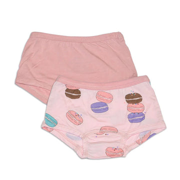 Bamboo Shorts - Macarron Party, Coral Blush
