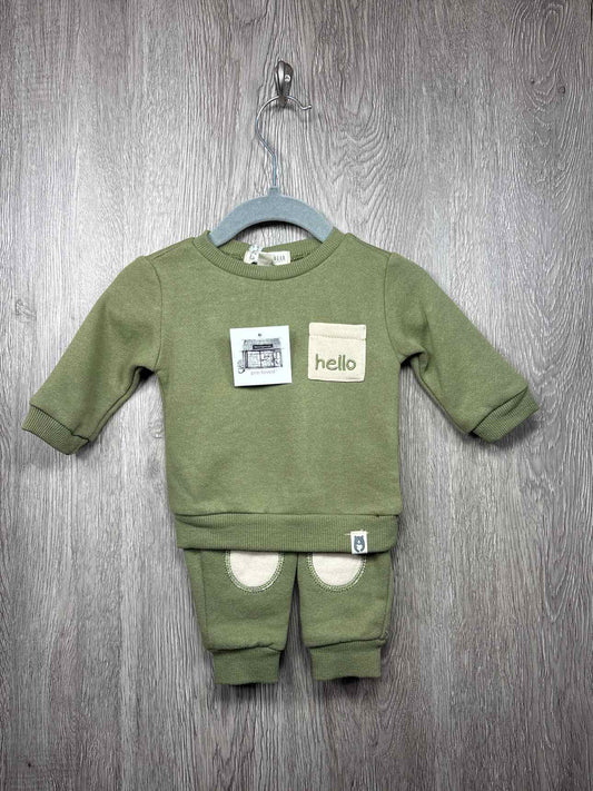 Rabbit + Bear Size 0-3m Outfit