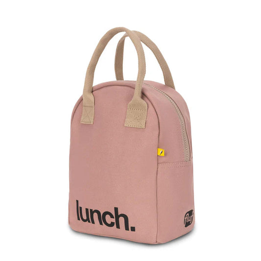 Zipper Lunch Bag - Vintage Rose