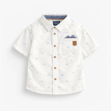 White patterned shirt