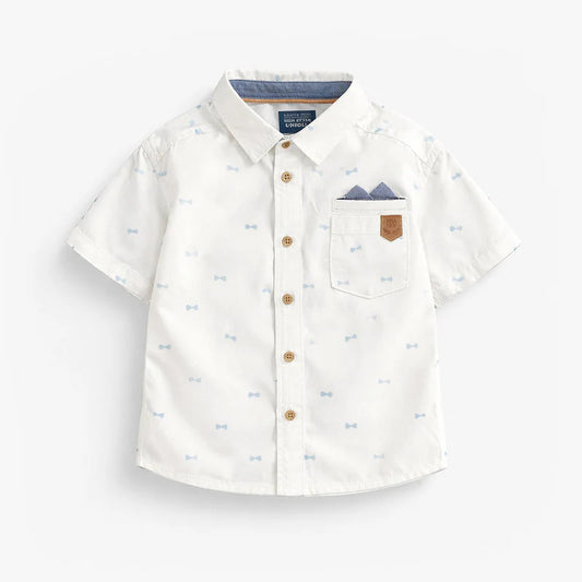 White patterned shirt