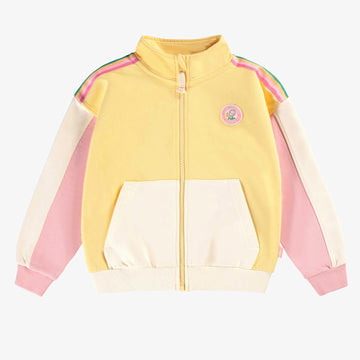 Yellow and cream jacket