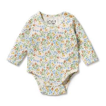 organic bodysuit - tinker floral