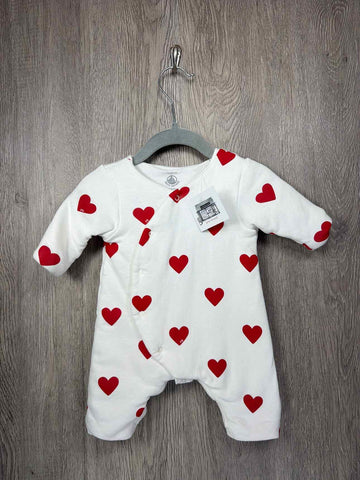 Petit Bateau Size 0-3m Romper