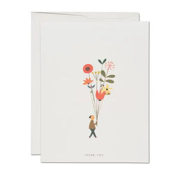 Long stem thank you card
