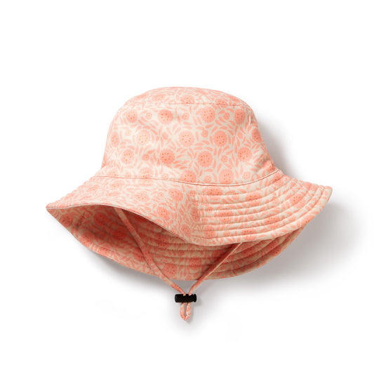 Amelie floral - swim sun hat