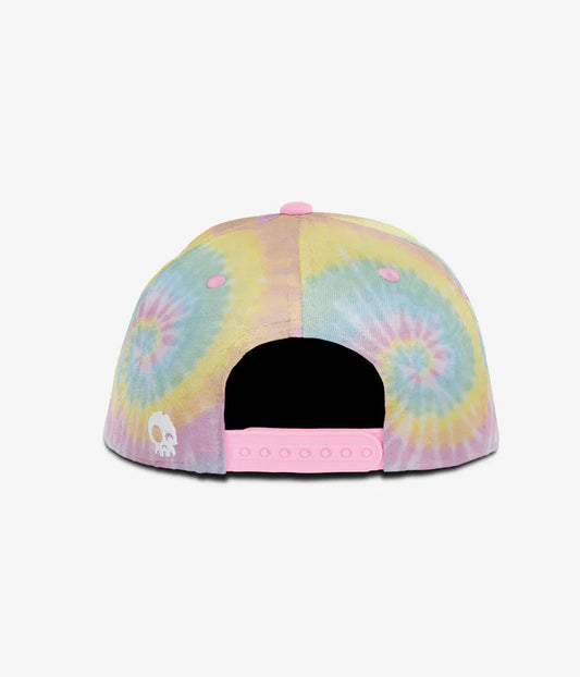 Tie dye pink snapback