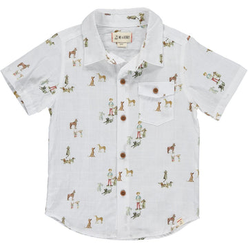 Henry print shirt