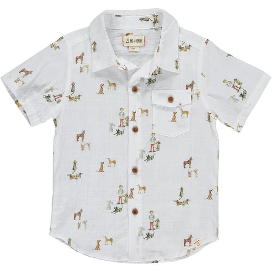 Henry print shirt