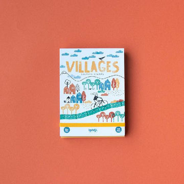 calming stamps - villages