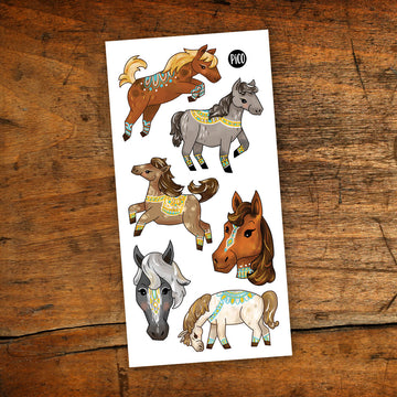 temporary Tattoos - horses