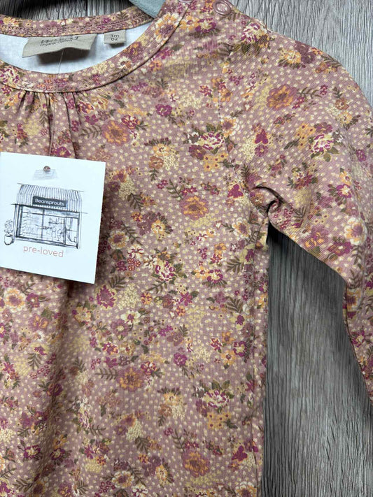 Wheat Size 0-3m Onesie