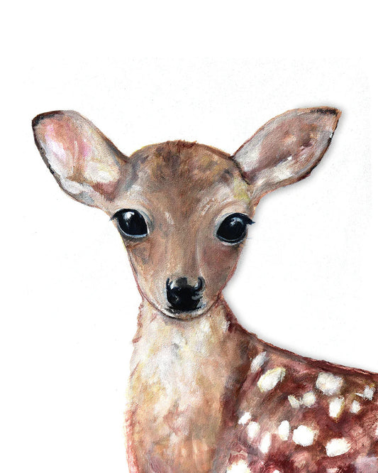 mini note card - deer