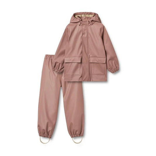 ola rainwear set - dusty lilac