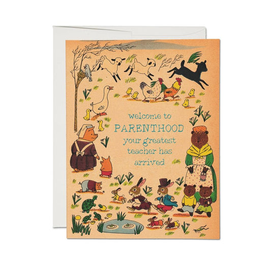 Parenthood, baby card