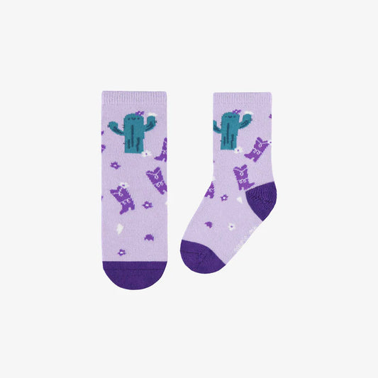 Purple Cactus Socks