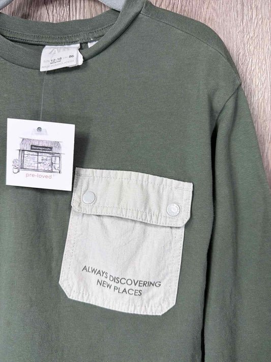 Zara Size 12-18m Shirt