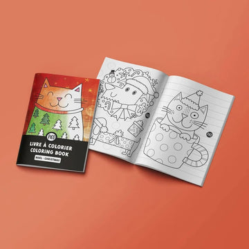 Mini colouring book - Christmas