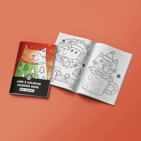 Mini colouring book - Christmas