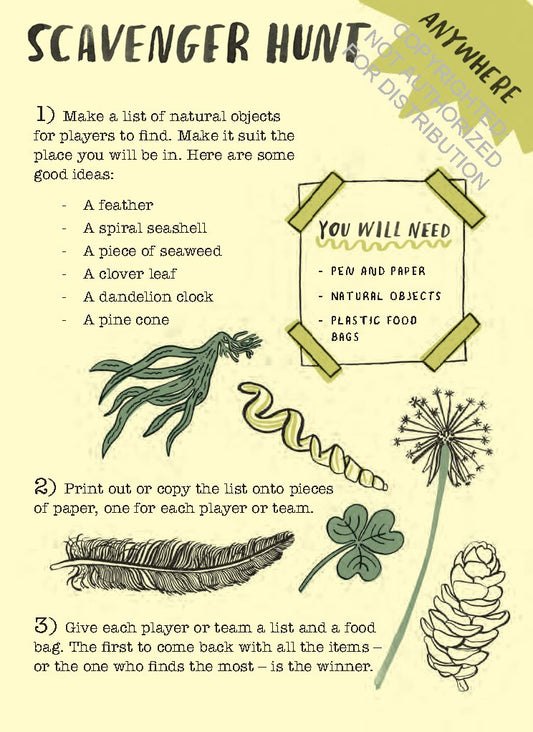 hello nature - activity cards