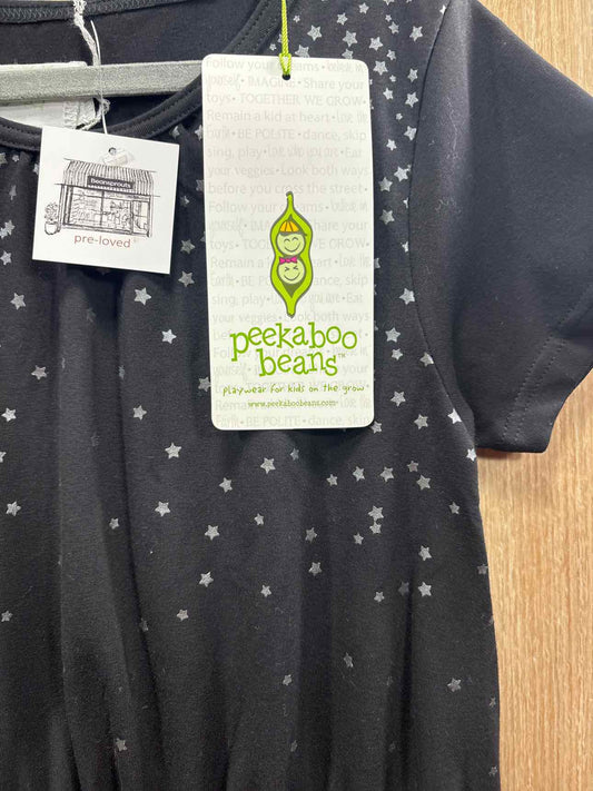 Peekaboo Beans Size 10y Dress