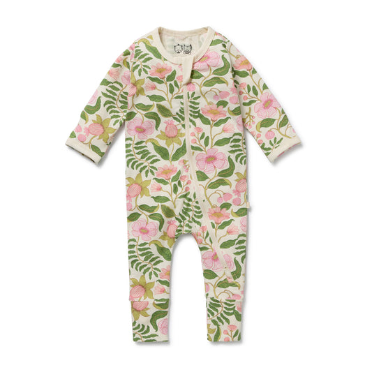 Organic Zipsuit - Ma Fleur
