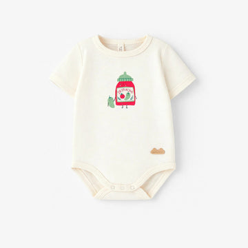 Cream sriracha onesie