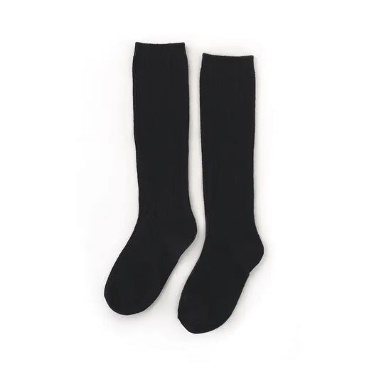 knee high socks - black