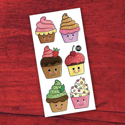 Temporary Tattoos - Cupcakes