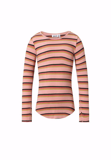 Rochelle - Rose Camel Stripe