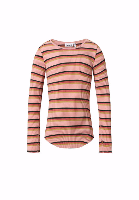 Rochelle - Rose Camel Stripe