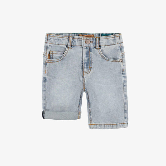 Stretch Denim Shorts