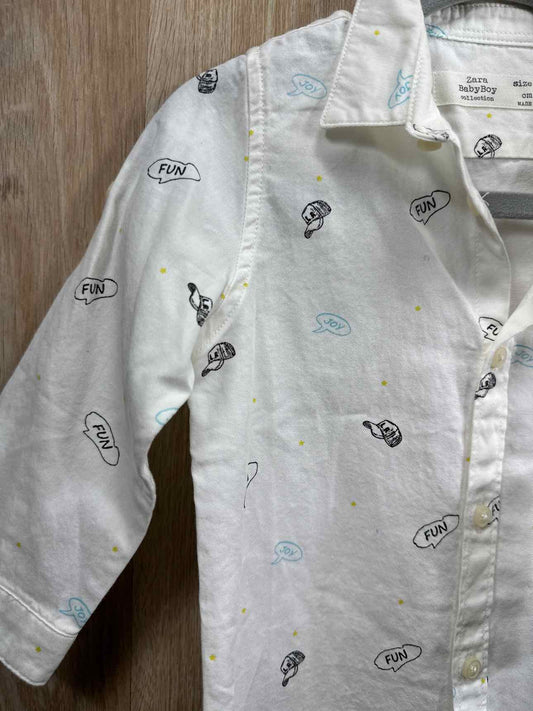 Zara Size 9-12m Shirt