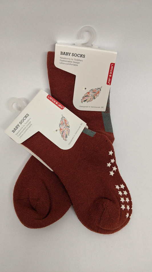 classic socks - rust