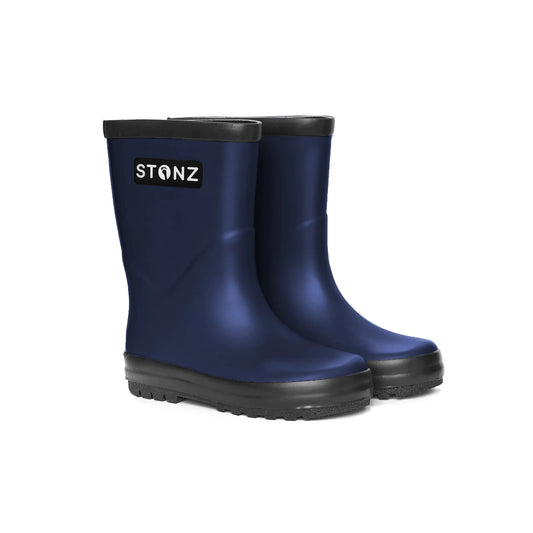 rain boots - navy