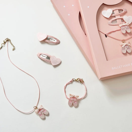 Ballet hair and jewelry box set