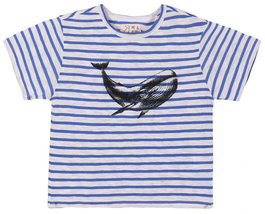 Newquay Tee - Blue whale