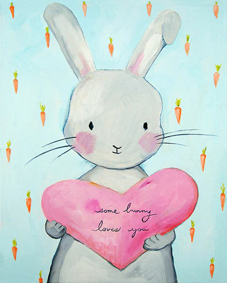 mini note card - some bunny