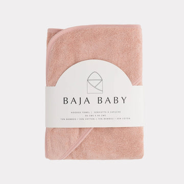 Hooded Towel - Rose
