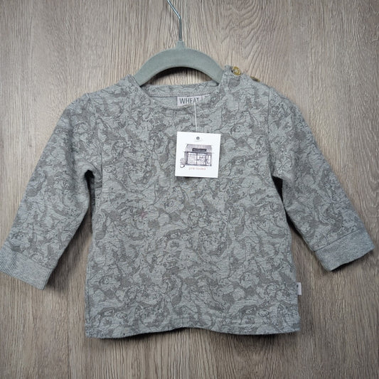 Wheat Size 9-12m Shirt