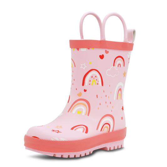 rain boots - rainbow