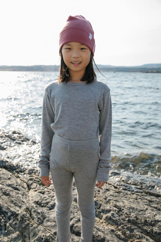 Merino Beanie - Berry