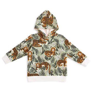 dreaming tigers green - hoodie