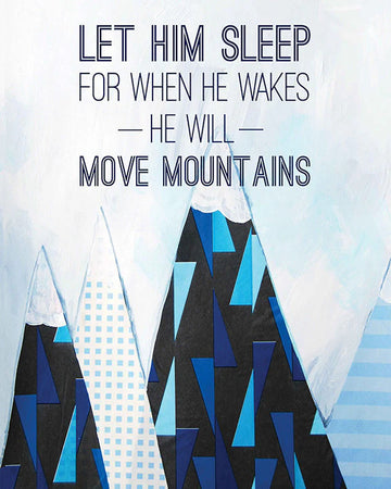 mini note card - let him sleep