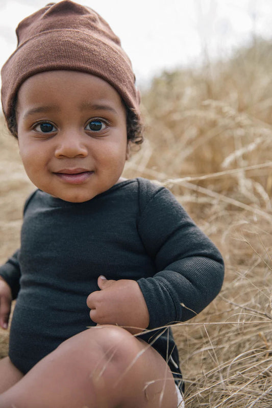 Merino Beanie - Deep Sea