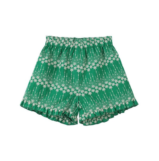 Mila Shorts - Greem Embroidery