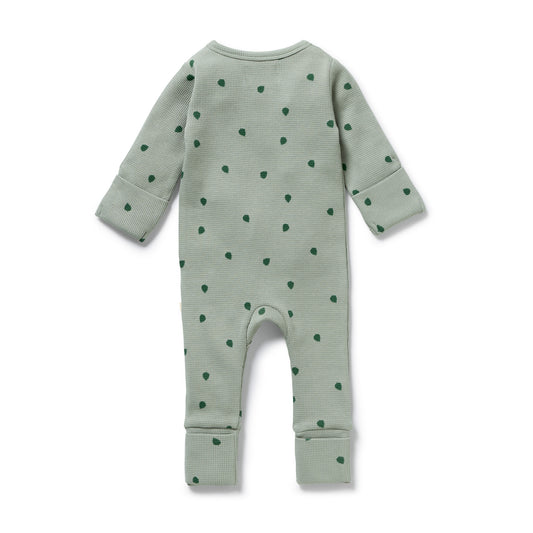Organic Waffle Zipsuit - Tumbletwig