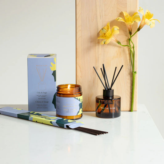 reed diffuser - oak and sage
