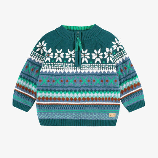 Teal Knitted Sweater