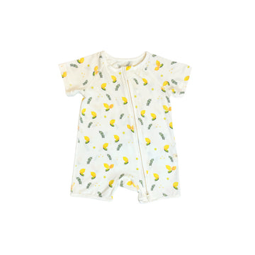 Short sleeve romper - Lemon print